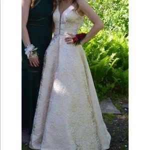 Champagne Prom Dress
